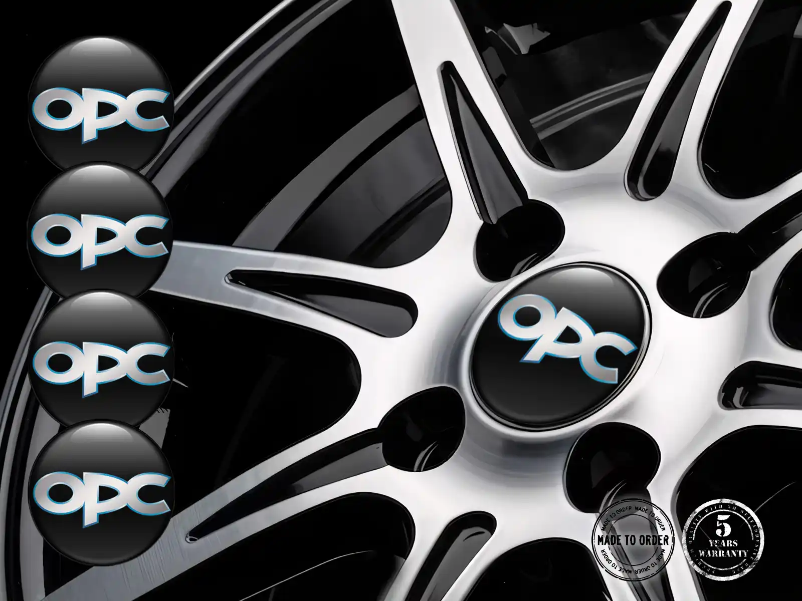 Custom dome stickers Racing Style Sleek Labels